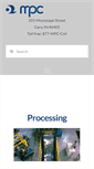 Mobile Screenshot of metalprocessingcorp.com