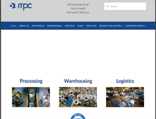 Tablet Screenshot of metalprocessingcorp.com